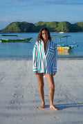 GREEN STRIPE UPF50+ SUN SHIRT ( COMING SOON )